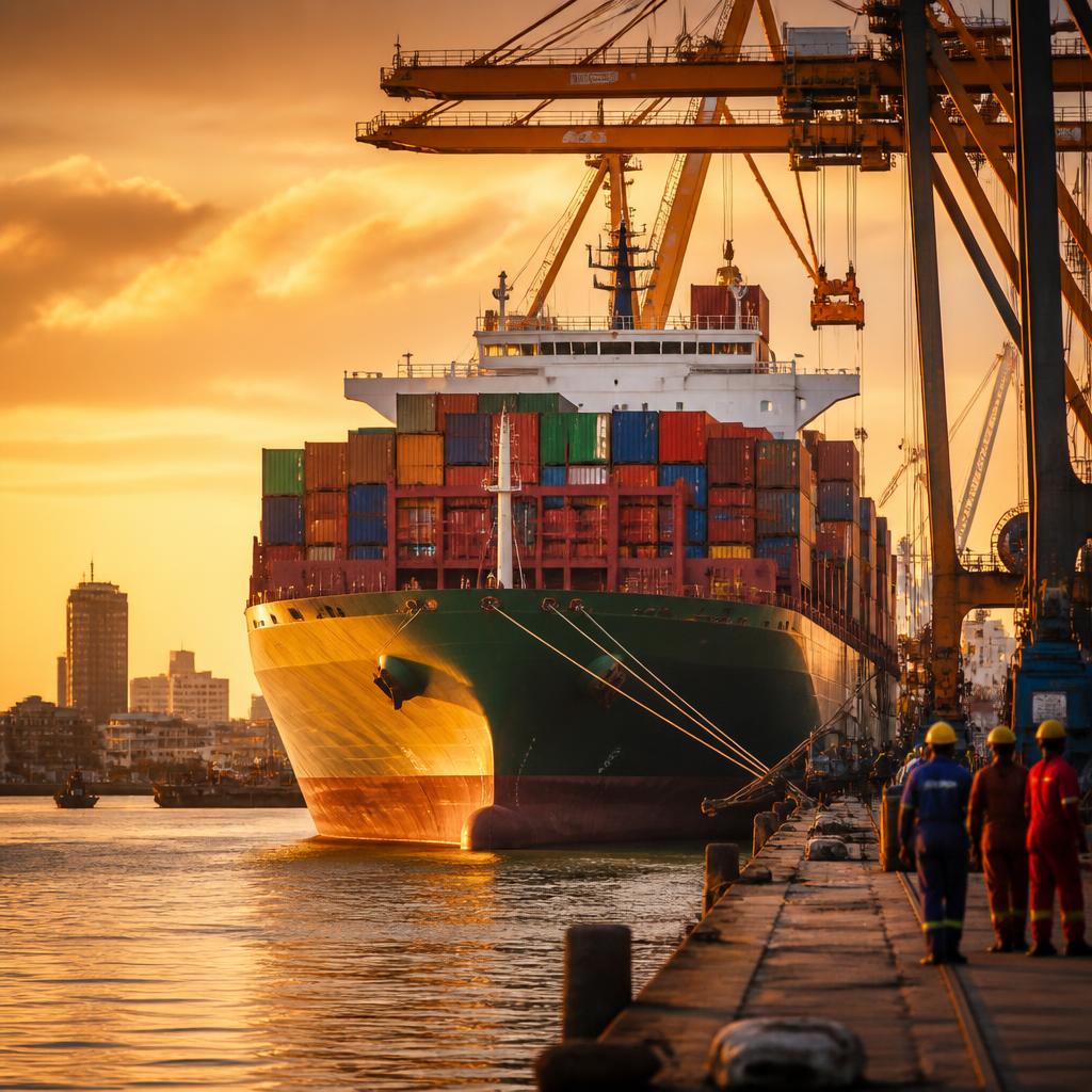 Vessel loading at origin port